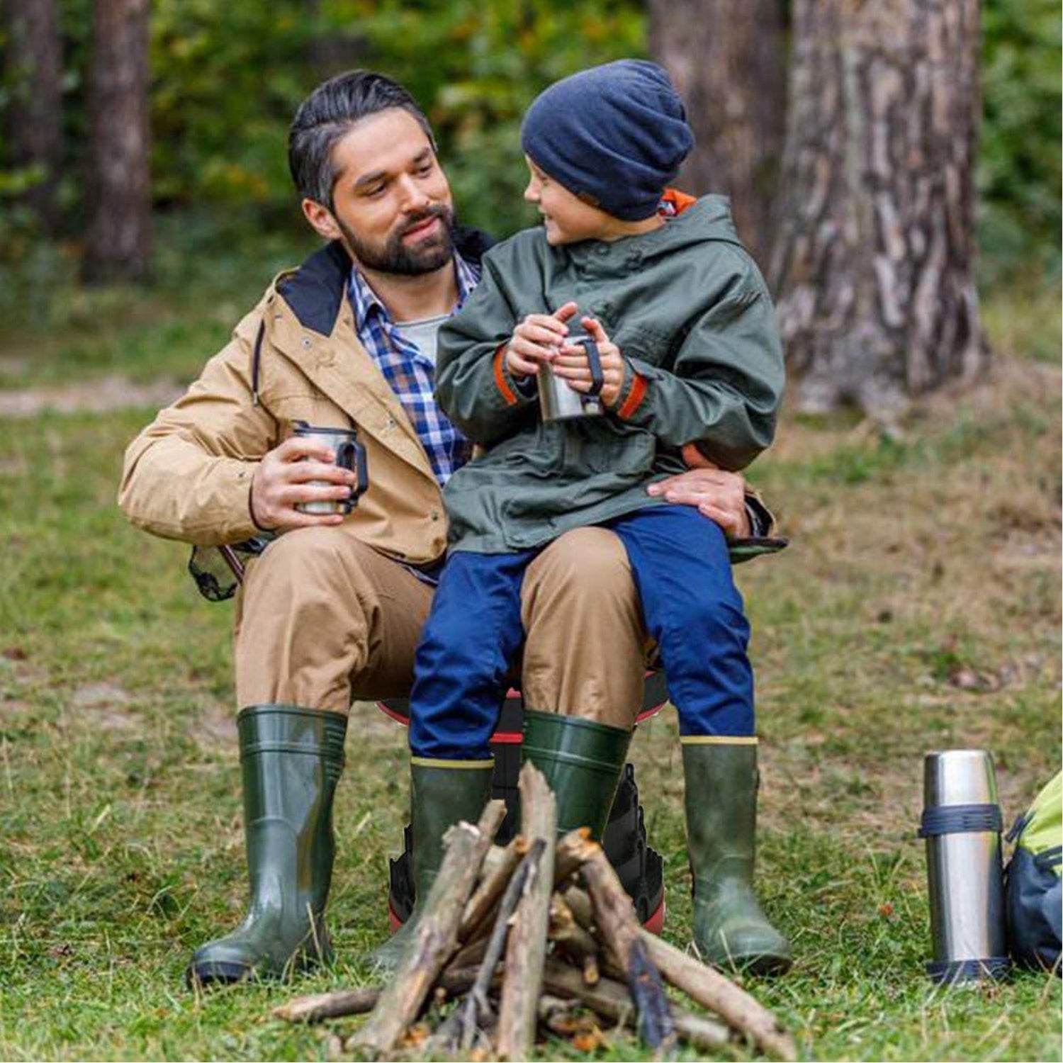 Foldable Retractable Height Adjusting Stool Space Saving Telescopic Stool for Fishing Hiking Stool for Adults and Kids. - infinityexculsivestore.com