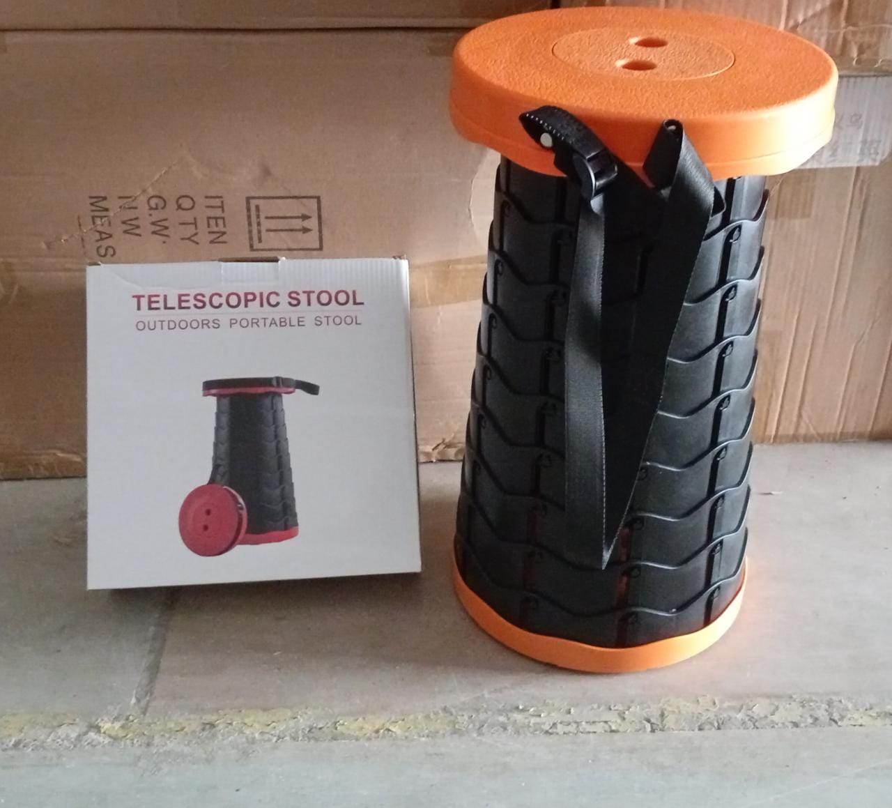 Foldable Retractable Height Adjusting Stool Space Saving Telescopic Stool for Fishing Hiking Stool for Adults and Kids. - infinityexculsivestore.com