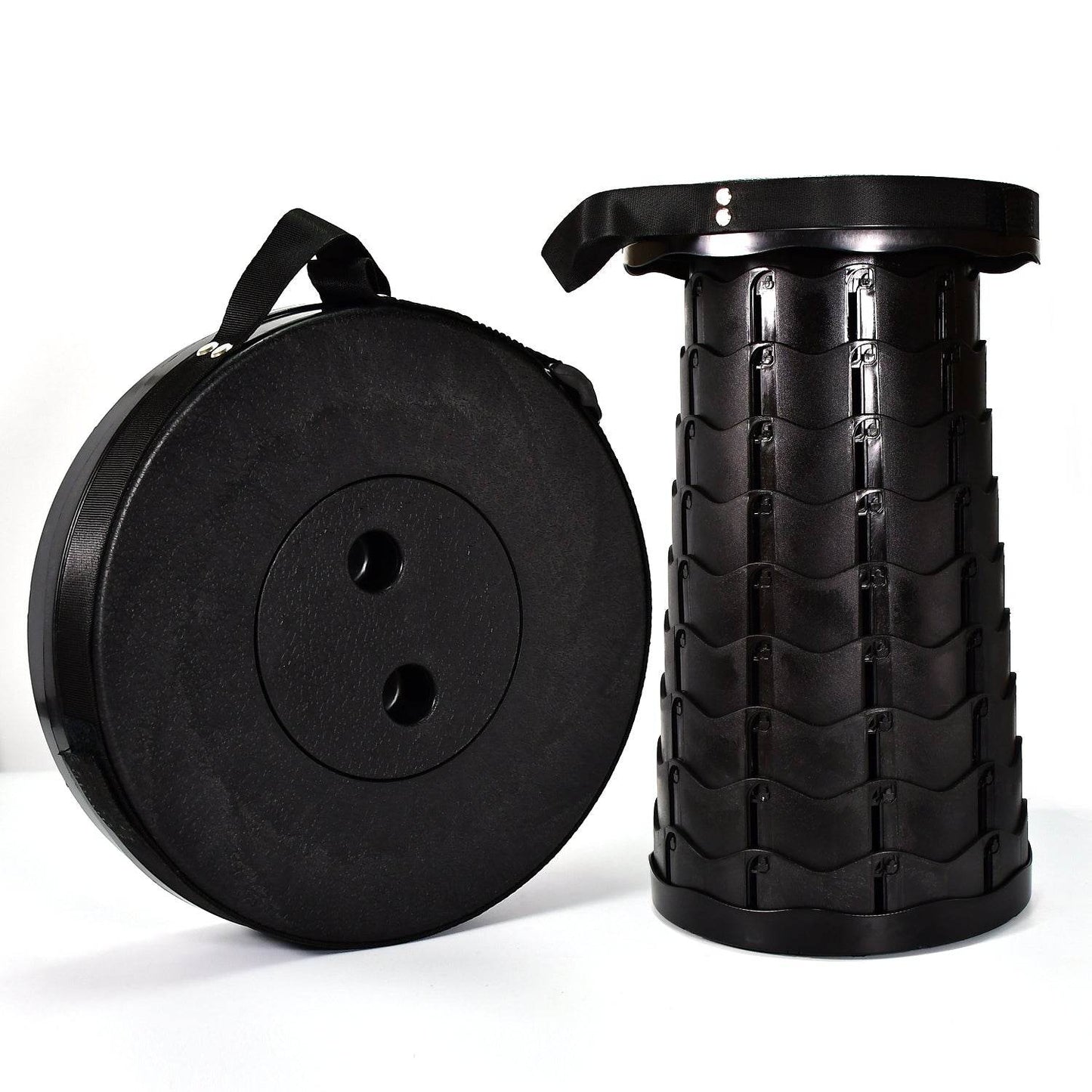 Foldable Retractable Height Adjusting Stool Space Saving Telescopic Stool for Fishing Hiking Stool for Adults and Kids. - infinityexculsivestore.com