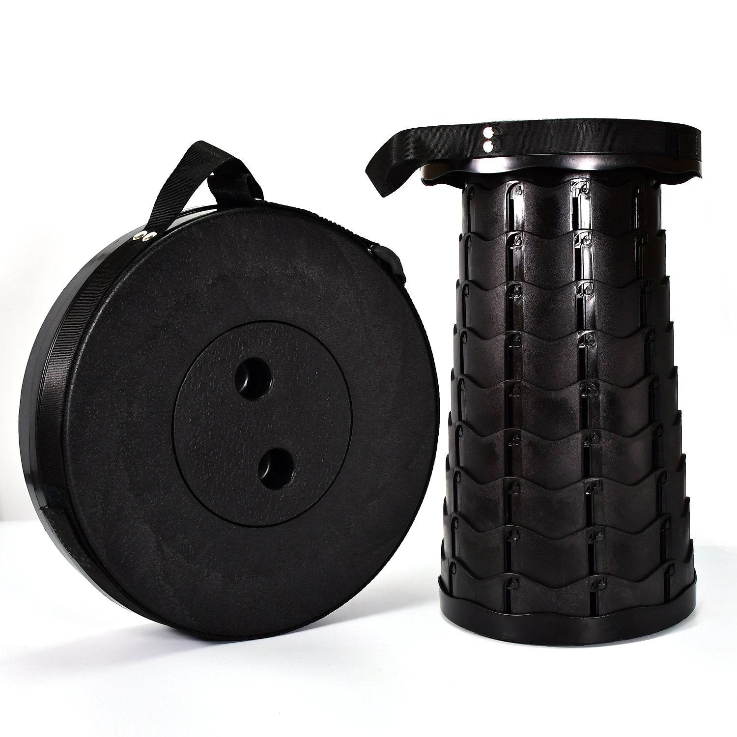Foldable Retractable Height Adjusting Stool Space Saving Telescopic Stool for Fishing Hiking Stool for Adults and Kids. - infinityexculsivestore.com