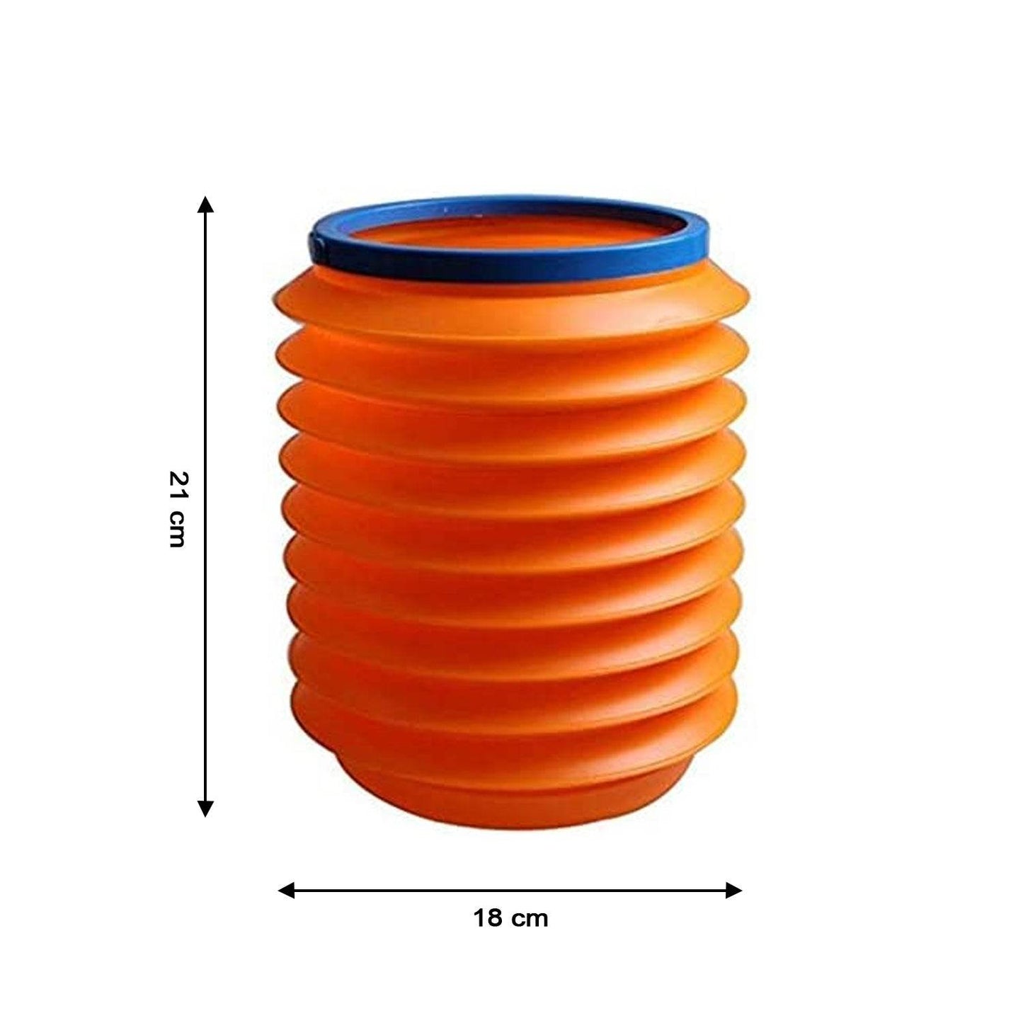 Foldable Storage Bucket , Water Container & Dustbin Multiuse Bucket For Home , Car & Kitchen Use Bucket - infinityexculsivestore.com