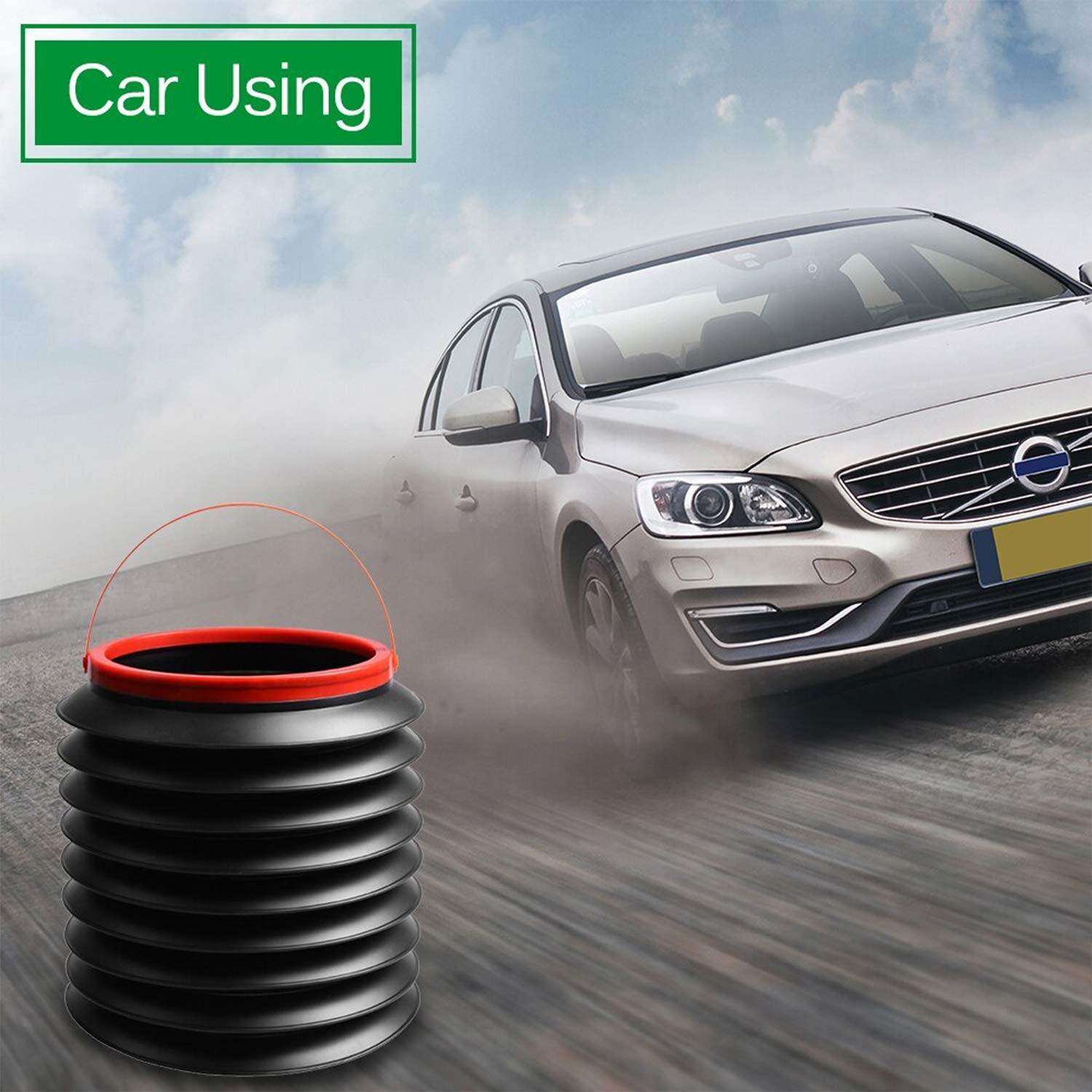 Foldable Storage Bucket , Water Container & Dustbin Multiuse Bucket For Home , Car & Kitchen Use Bucket - infinityexculsivestore.com