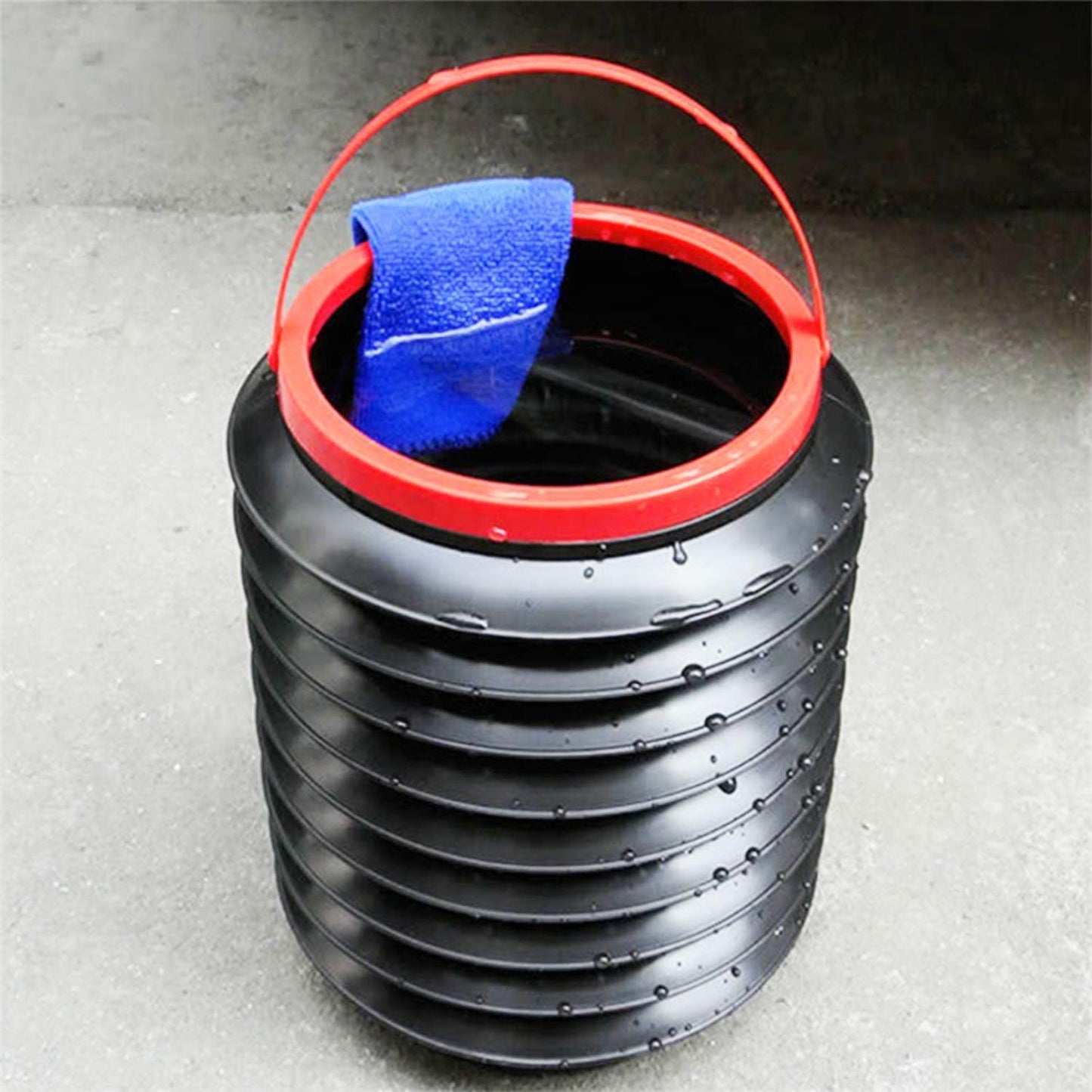 Foldable Storage Bucket , Water Container & Dustbin Multiuse Bucket For Home , Car & Kitchen Use Bucket - infinityexculsivestore.com