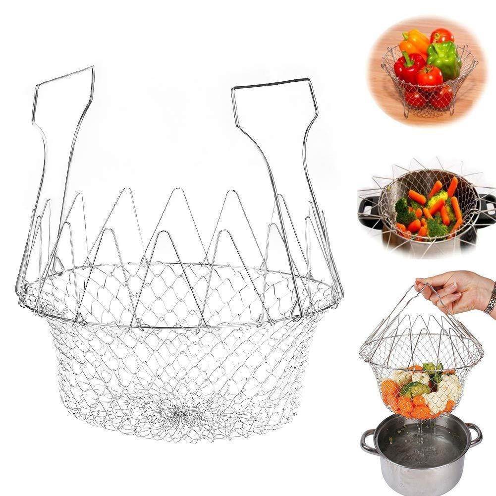 Foldable Strainer Chef Basket - infinityexculsivestore.com