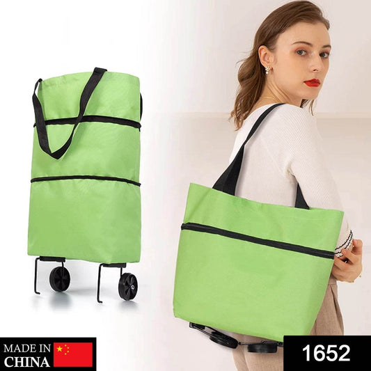 Folding Cart Bags Trolley Shopping Bag For Travel Luggage - infinityexculsivestore.com