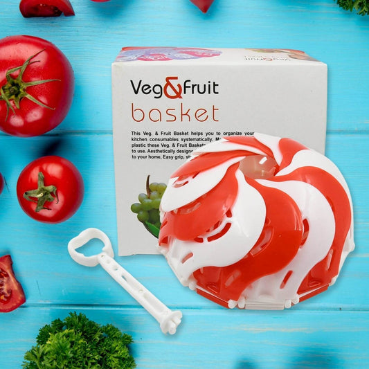 Folding Fruit Basket | Foldable Basket | Fruit Bucket |Basket with Hanging Stand | Fruit and Vegetables Basket | Foldable Lotus Shape Basket Tray for Multi-use (1 Pc) - infinityexculsivestore.com