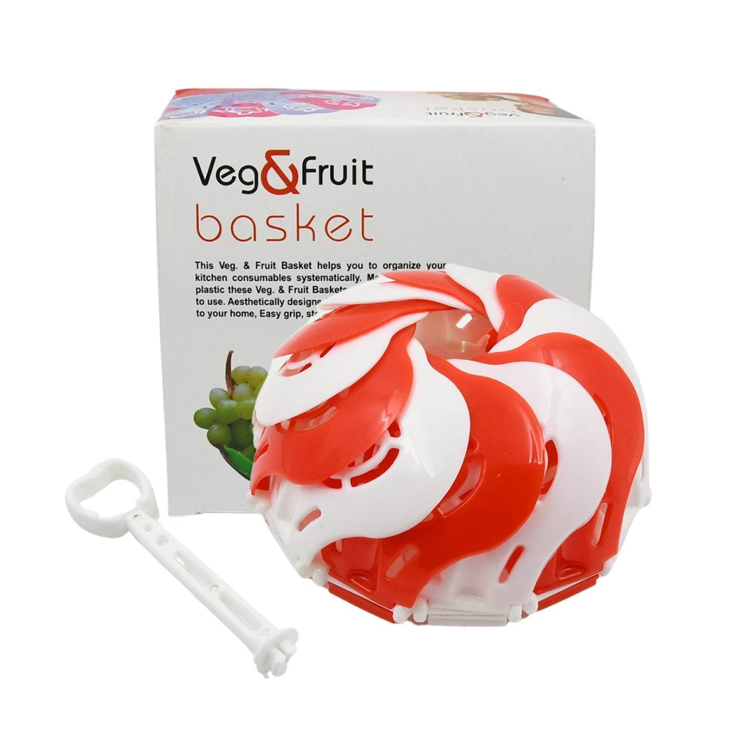 Folding Fruit Basket | Foldable Basket | Fruit Bucket |Basket with Hanging Stand | Fruit and Vegetables Basket | Foldable Lotus Shape Basket Tray for Multi-use (1 Pc) - infinityexculsivestore.com