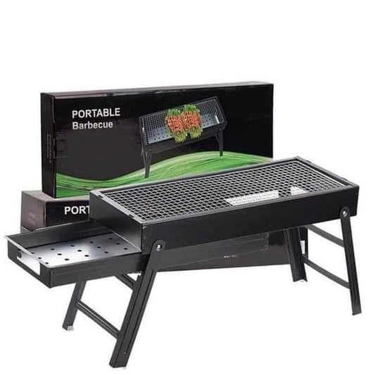 Folding Portable Barbeque BBQ Grill Set for Outdoor and Home - infinityexculsivestore.com