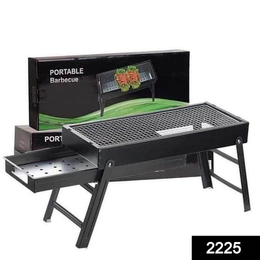 Folding Portable Barbeque BBQ Grill Set for Outdoor and Home - infinityexculsivestore.com