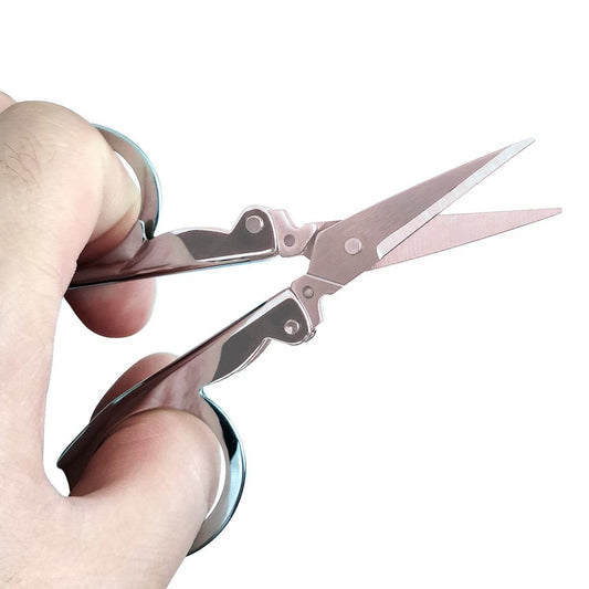 Folding Scissor 3.5inch used in crafting and cutting purposes for children’s and adults. - infinityexculsivestore.com