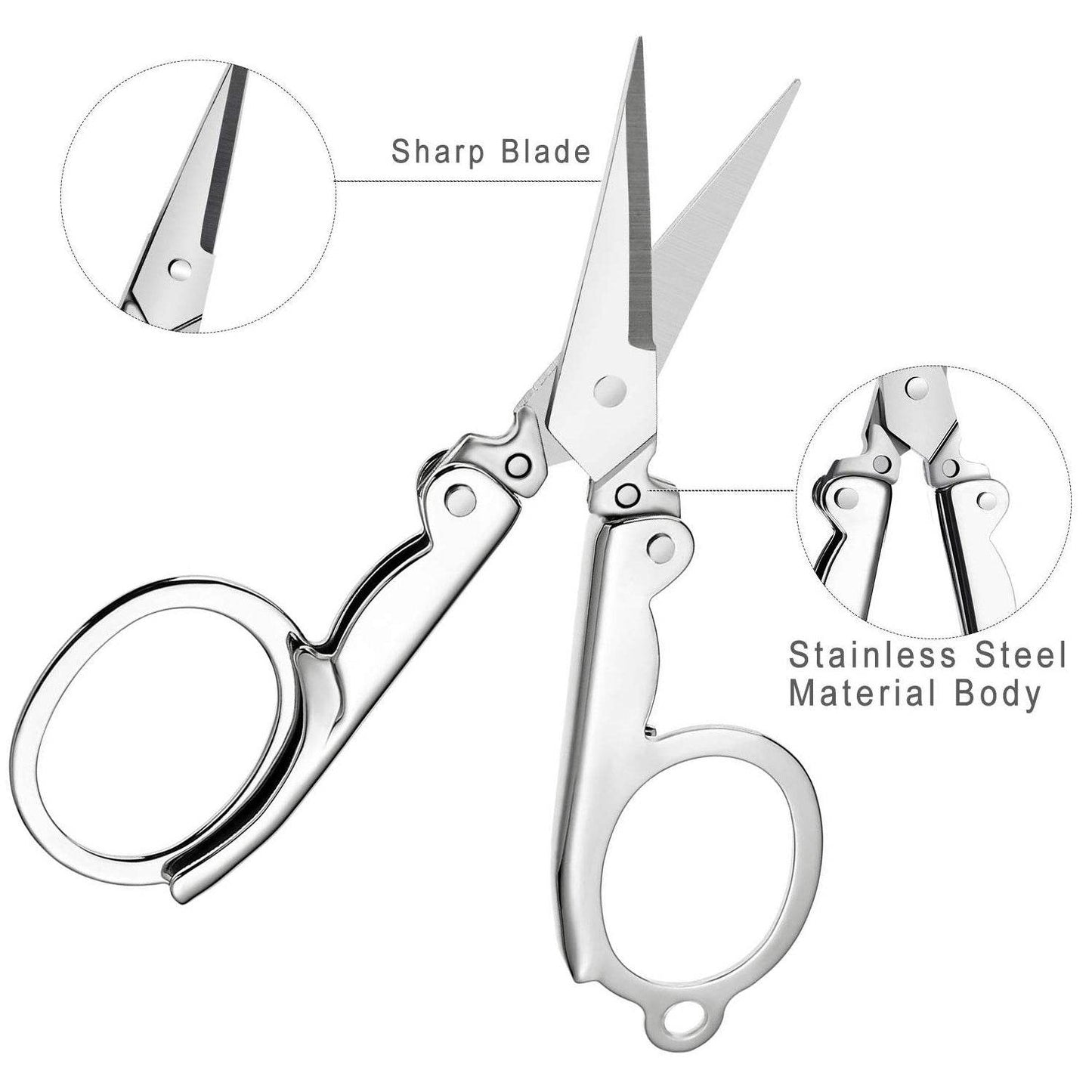 Folding Scissor 3.5inch used in crafting and cutting purposes for children’s and adults. - infinityexculsivestore.com