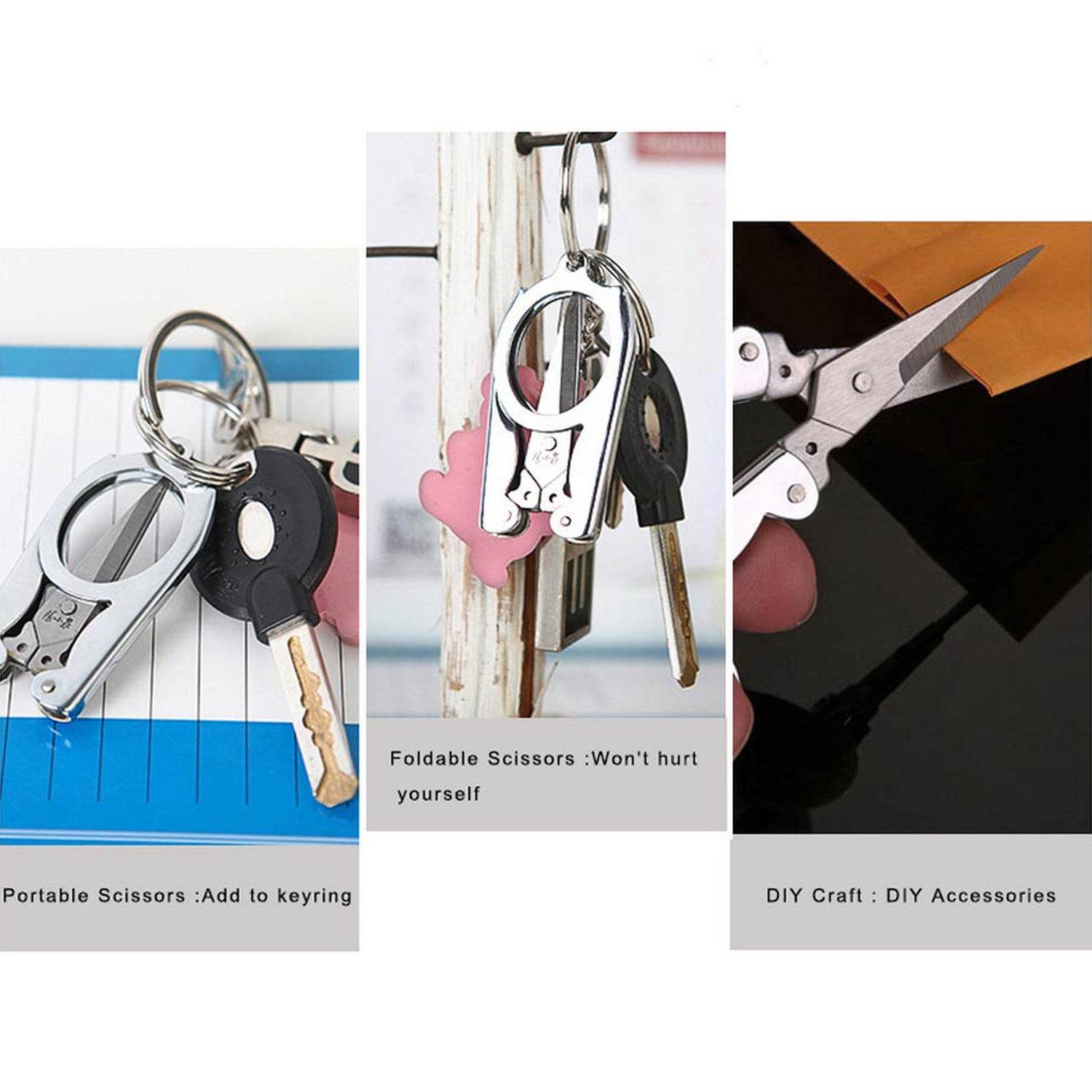 Folding Scissor 3.5inch used in crafting and cutting purposes for children’s and adults. - infinityexculsivestore.com