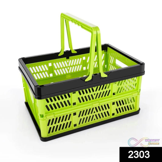 Folding Shopping Portable Storage Basket - infinityexculsivestore.com