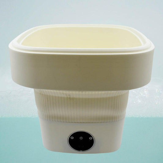 Folding Washing Machine, Mini Portable Washing Machine, Deep Cleaning Half Automatic Washt, Mini Foldable Washing Machine, Suitable For Socks, Underwear, Baby Clothes - infinityexculsivestore.com