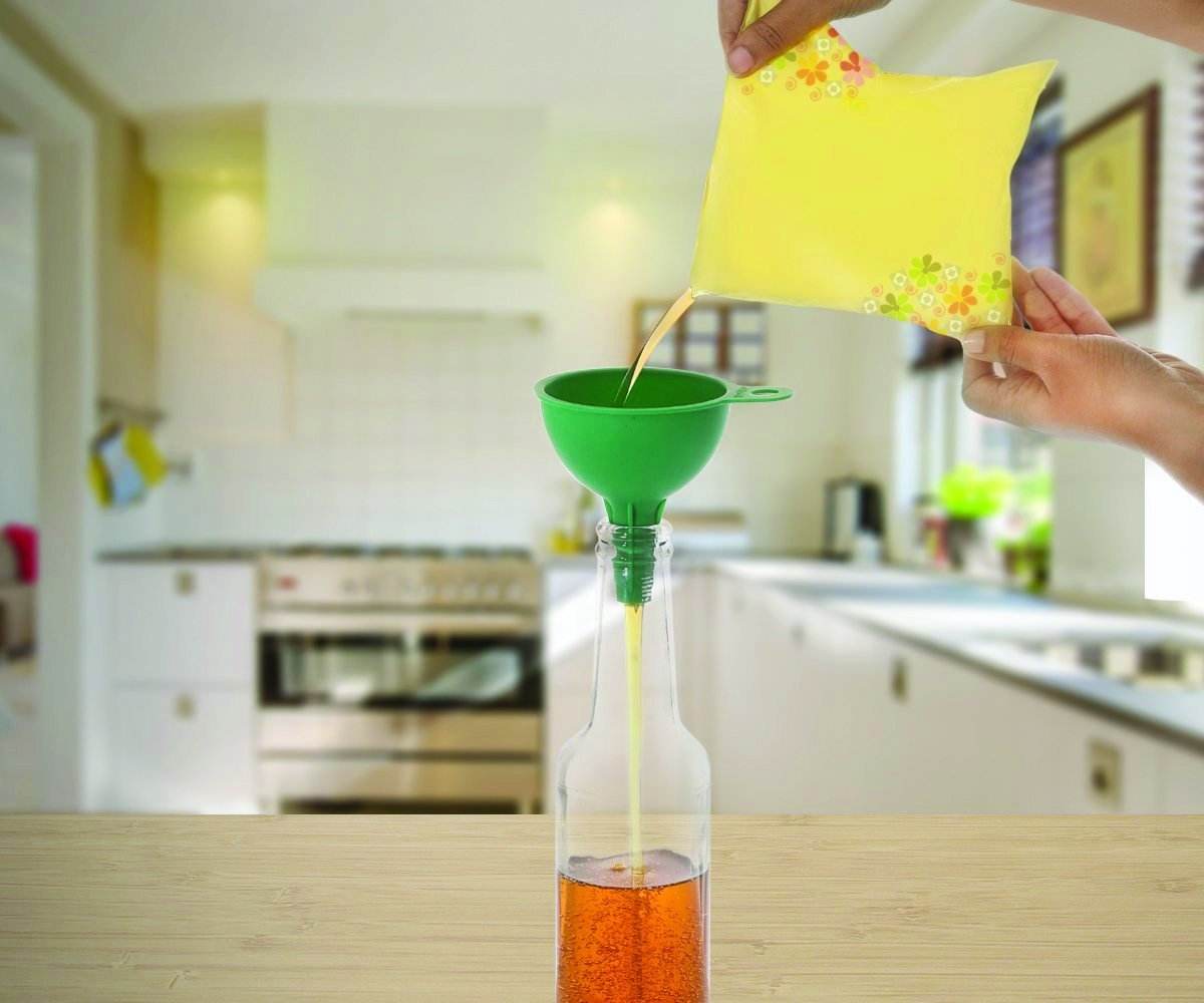 Food-Grade Silicone Funnel: Safe & Easy Transfer for Liquids & Grains (1 Pc) - infinityexculsivestore.com
