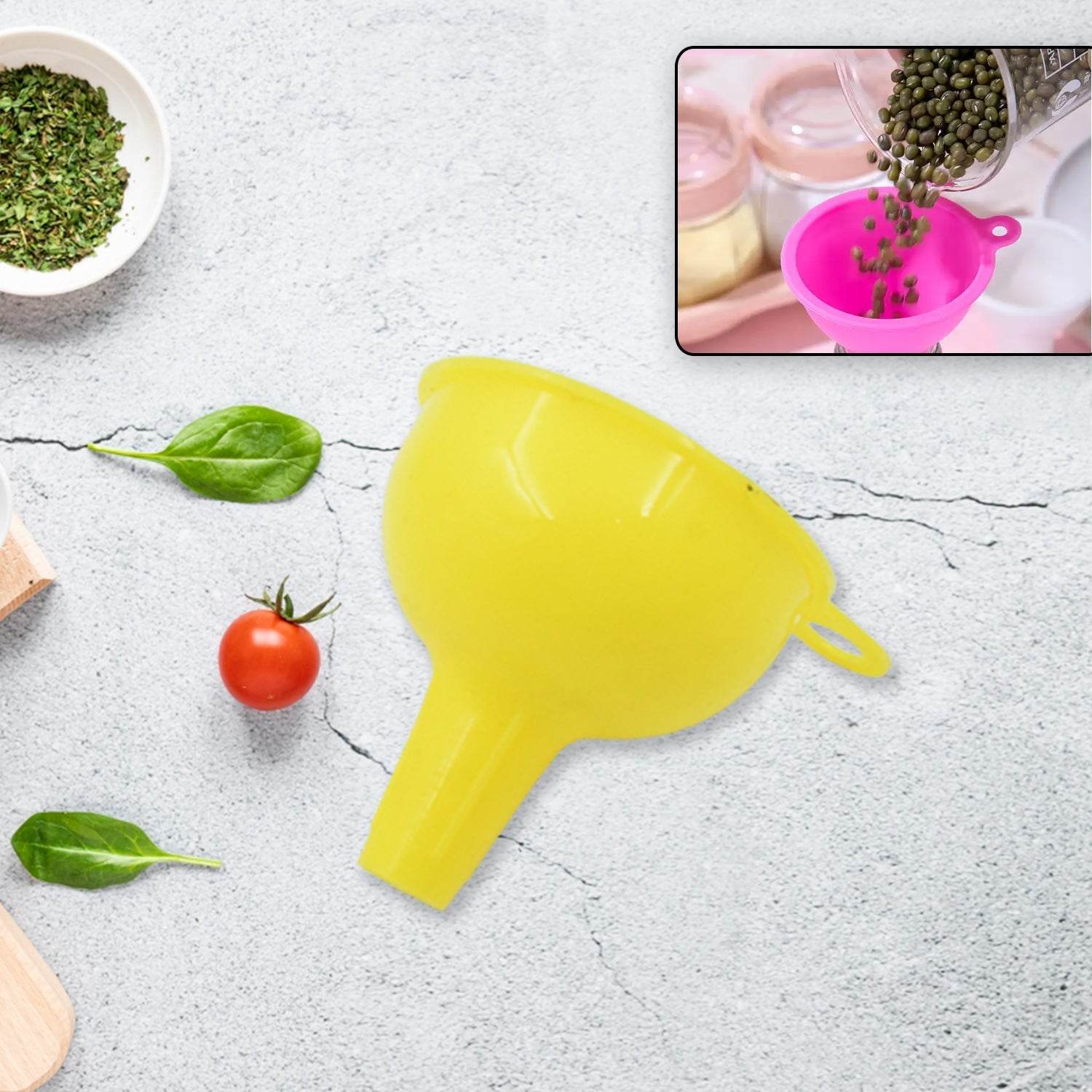 Food-Grade Silicone Funnel: Safe & Easy Transfer for Liquids & Grains (1 Pc) - infinityexculsivestore.com