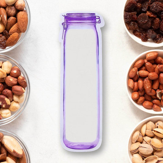 Food Storage Bag Bottles Shape Ziplock Bags Reusable (1 Pc / 500 ML) - infinityexculsivestore.com