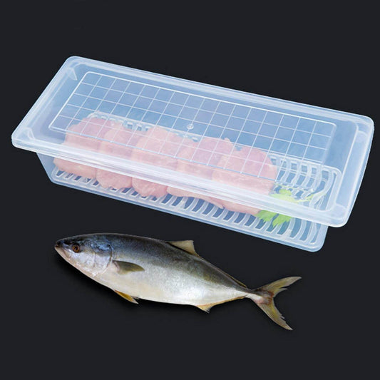 Food Storage Container with Removable Drain Plate and Lid, 1500 ml (Pack of 1 Pc) - infinityexculsivestore.com