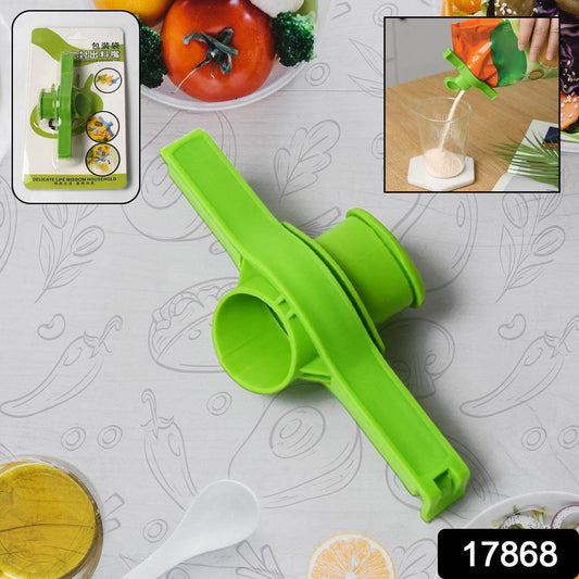 Food Storage Sealing Clip Solid Color Seal Pour Bag Clip Snack Bag Clip Food Bag Sealing Clip Sealing Clamp with Cap Kitchen Chip Bag Clips (1 Pc) - infinityexculsivestore.com