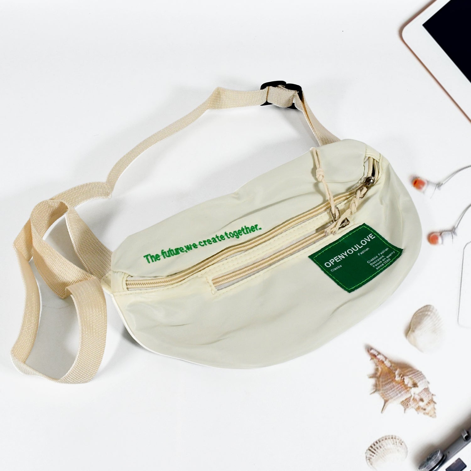 Waist Bags For Men Women - Premium Stitching, Zippers Bag, Waterproof pocket, safe - Large Pack for Hiking Travel Camping Running Sports Outdoors, With Adjustable Strap Bag (Mix Design | 1 Pc) - infinityexculsivestore.com