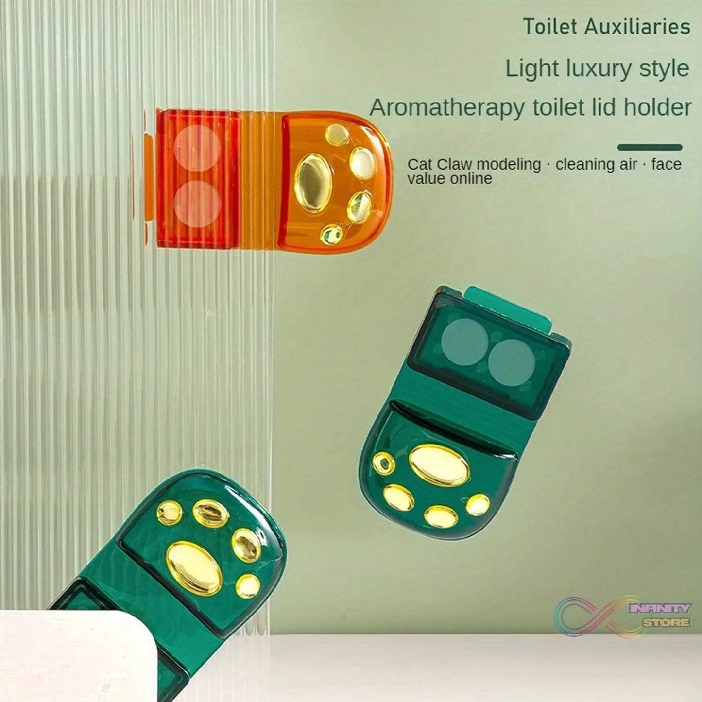 Fragrance Toilet Cap / Lid Lifter Toilet Seat Cover (2 Pc Set) - infinityexculsivestore.com