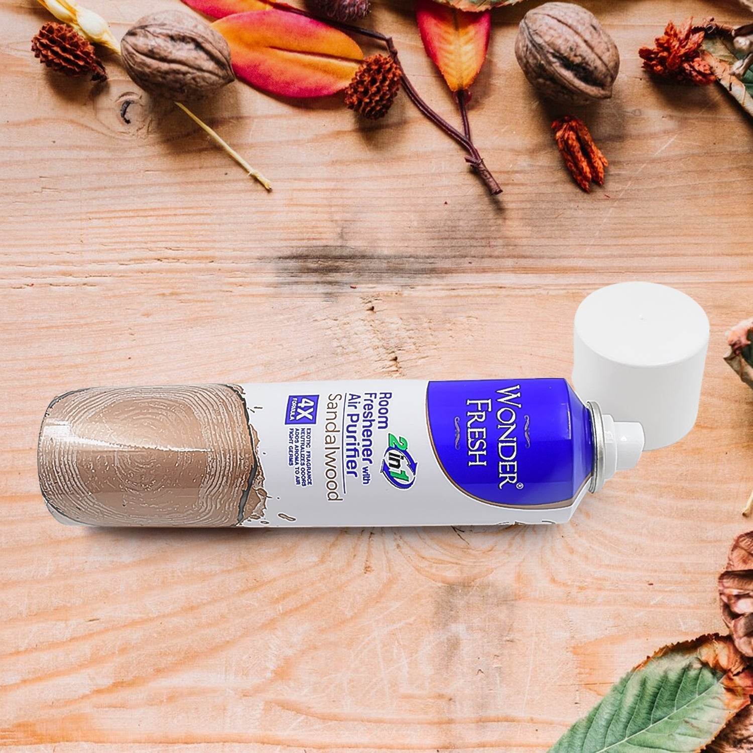 Fresh Air Freshener Spray, Sandalwood Fragrance | Long Lasting Fragrance for Home & Office (Mix Fragrance / 125 Gm) - infinityexculsivestore.com