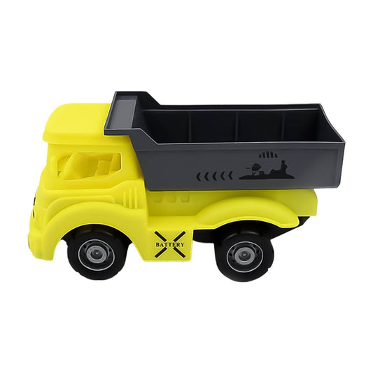 Friction Powered Dumper Toy Truck For Kids | With Opening Container Feature | Strong & Durable Plastic Material | Indoor & Outdoor Play Birthday Gift for Baby Boys & Girls (1 Pc) - infinityexculsivestore.com
