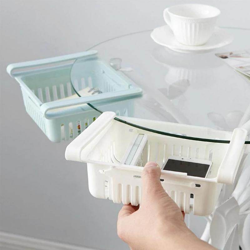 Fridge Organizer Drawer - Adjustable Fridge Storage Basket ( 4pc Set ) - infinityexculsivestore.com