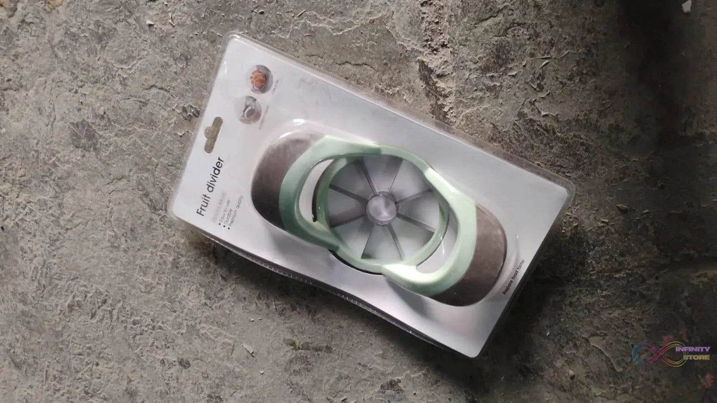 Fruit and Vegetable Cutter Stainless Steel Fruit Separator, 8-cut apple slicer (1 Pc) - infinityexculsivestore.com