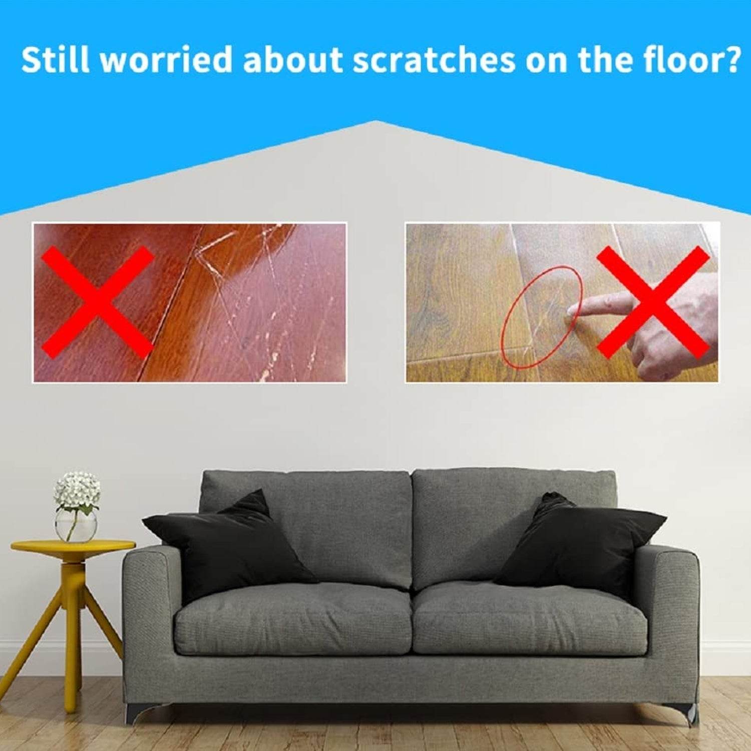Furniture Pad Square Felt Pads Floor Protector Pad For Home & All Furniture Use - infinityexculsivestore.com