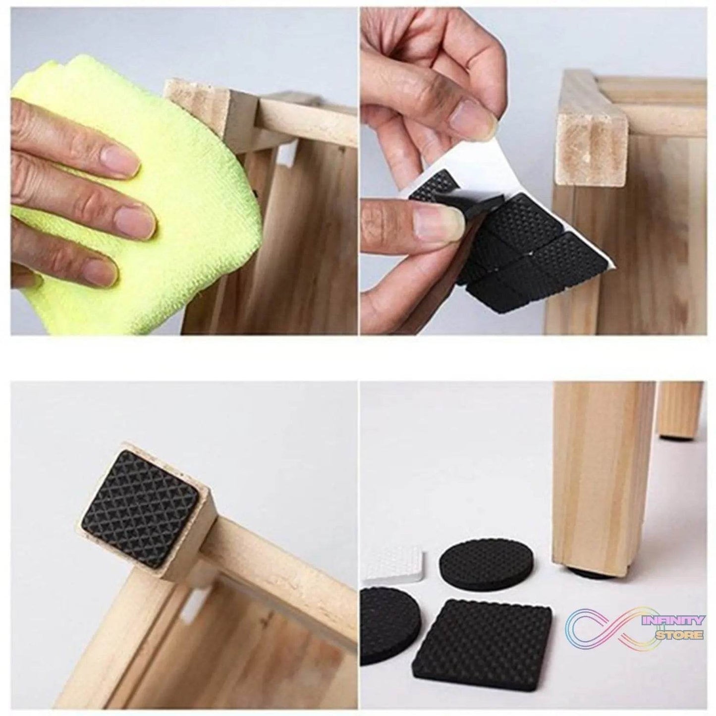 Furniture Protection Pad Furniture Anti Slip Floor Protection (9 Pcs Set) - infinityexculsivestore.com