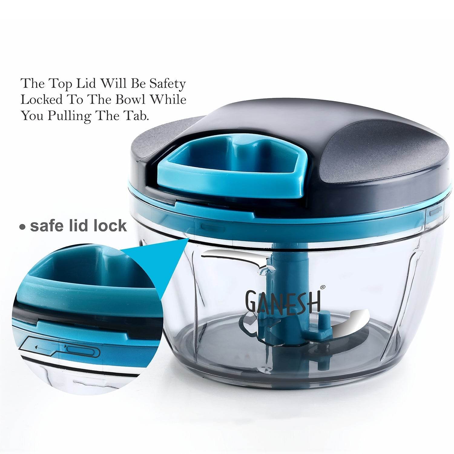 GANESH Wonder Chopper, Grey (470Ml) - infinityexculsivestore.com