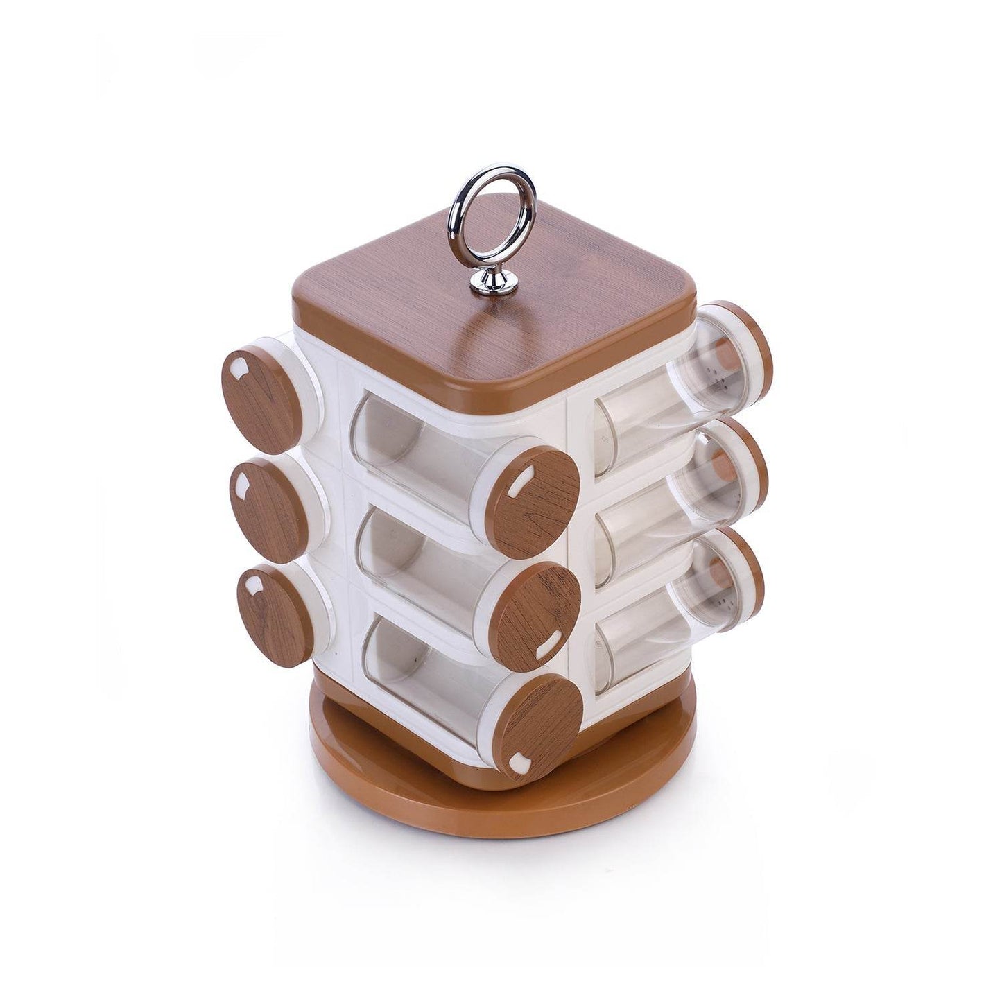 Ganesh 12-Jar Revolving Spice Rack Masala Box - infinityexculsivestore.com