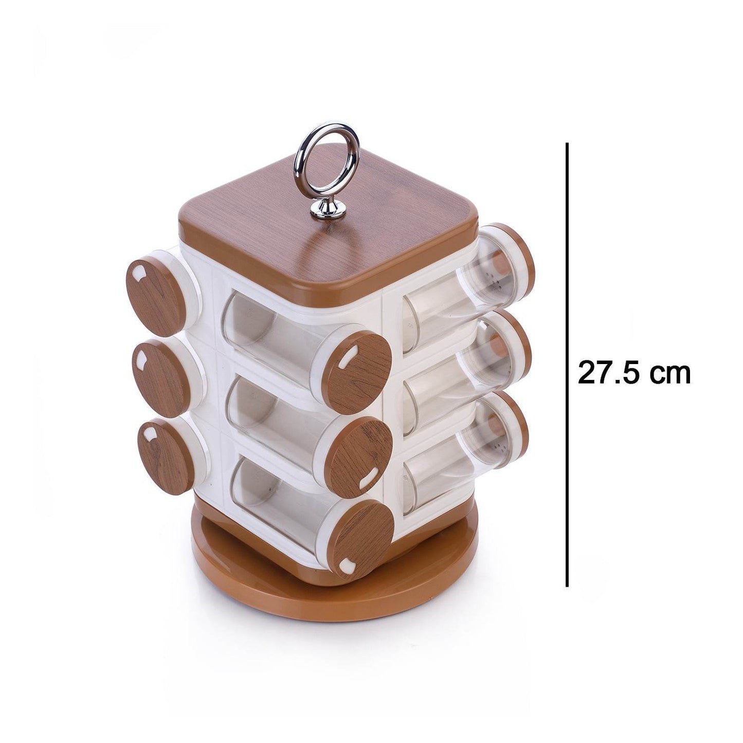 Ganesh 12-Jar Revolving Spice Rack Masala Box - infinityexculsivestore.com