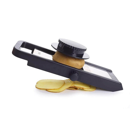 Ganesh Adjustable Plastic Slicer, 1-Piece, Black / Silver - infinityexculsivestore.com