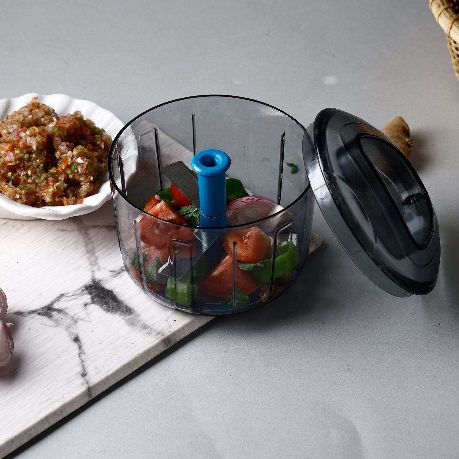 Ganesh Bingo Lock - Unlock Push Chopper (725ML) - infinityexculsivestore.com