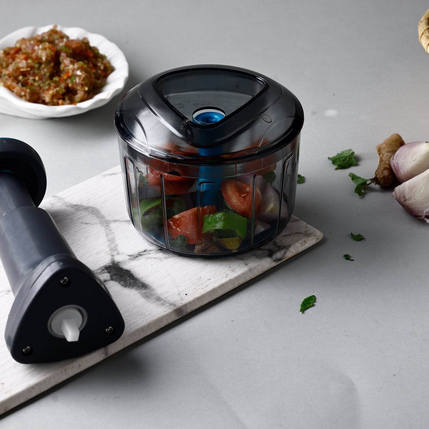 Ganesh Bingo Lock - Unlock Push Chopper (725ML) - infinityexculsivestore.com