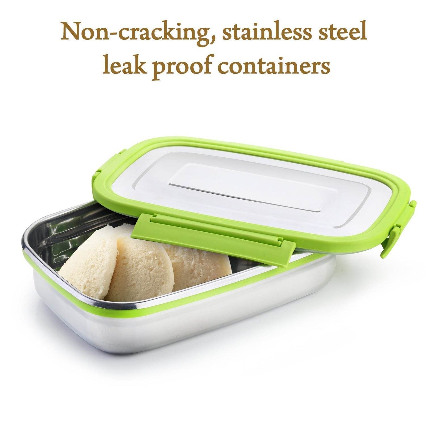 Ganesh Junior Stainless Steel Lunch Pack for Office & School Use - infinityexculsivestore.com