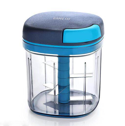 Ganesh Master Chopper with 5 Stainless Steel Blades, XL Large Jumbo Chopper (900 Ml) - infinityexculsivestore.com