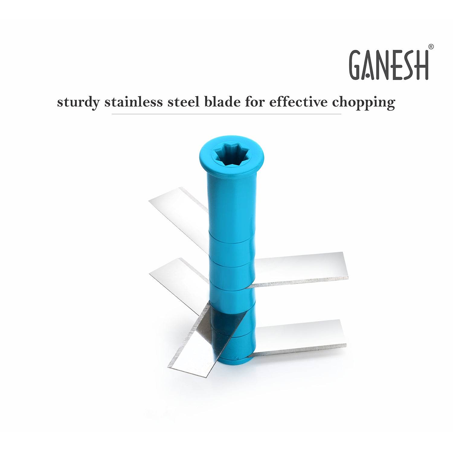 Ganesh Master Chopper with 5 Stainless Steel Blades, XL Large Jumbo Chopper (900 Ml) - infinityexculsivestore.com
