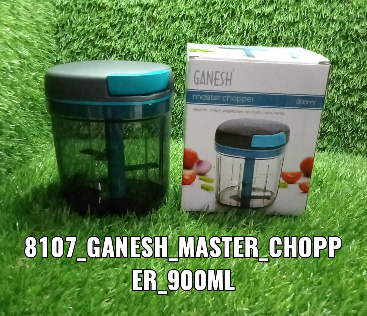 Ganesh Master Chopper with 5 Stainless Steel Blades, XL Large Jumbo Chopper (900 Ml) - infinityexculsivestore.com