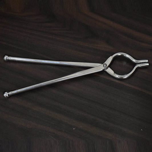 Ganesh Premium Quality Unbreakable Stainless Steel Goti Sandsi / Sansi / Pakkad / Pincer / Chimta / Tongs / Utensil Holder Smart Kitchen Tool - 8mm - infinityexculsivestore.com