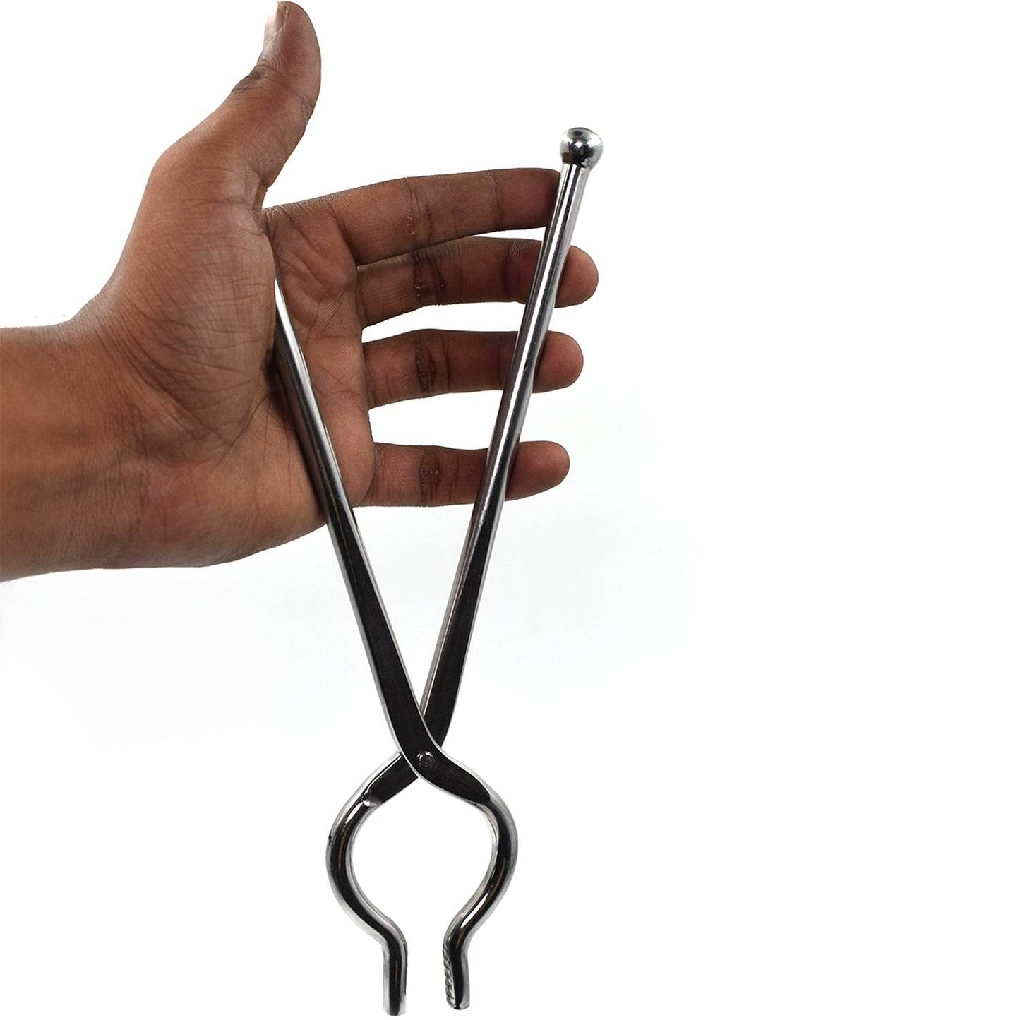 Ganesh Premium Quality Unbreakable Stainless Steel Goti Sandsi / Sansi / Pakkad / Pincer / Chimta / Tongs / Utensil Holder Smart Kitchen Tool - 8mm - infinityexculsivestore.com