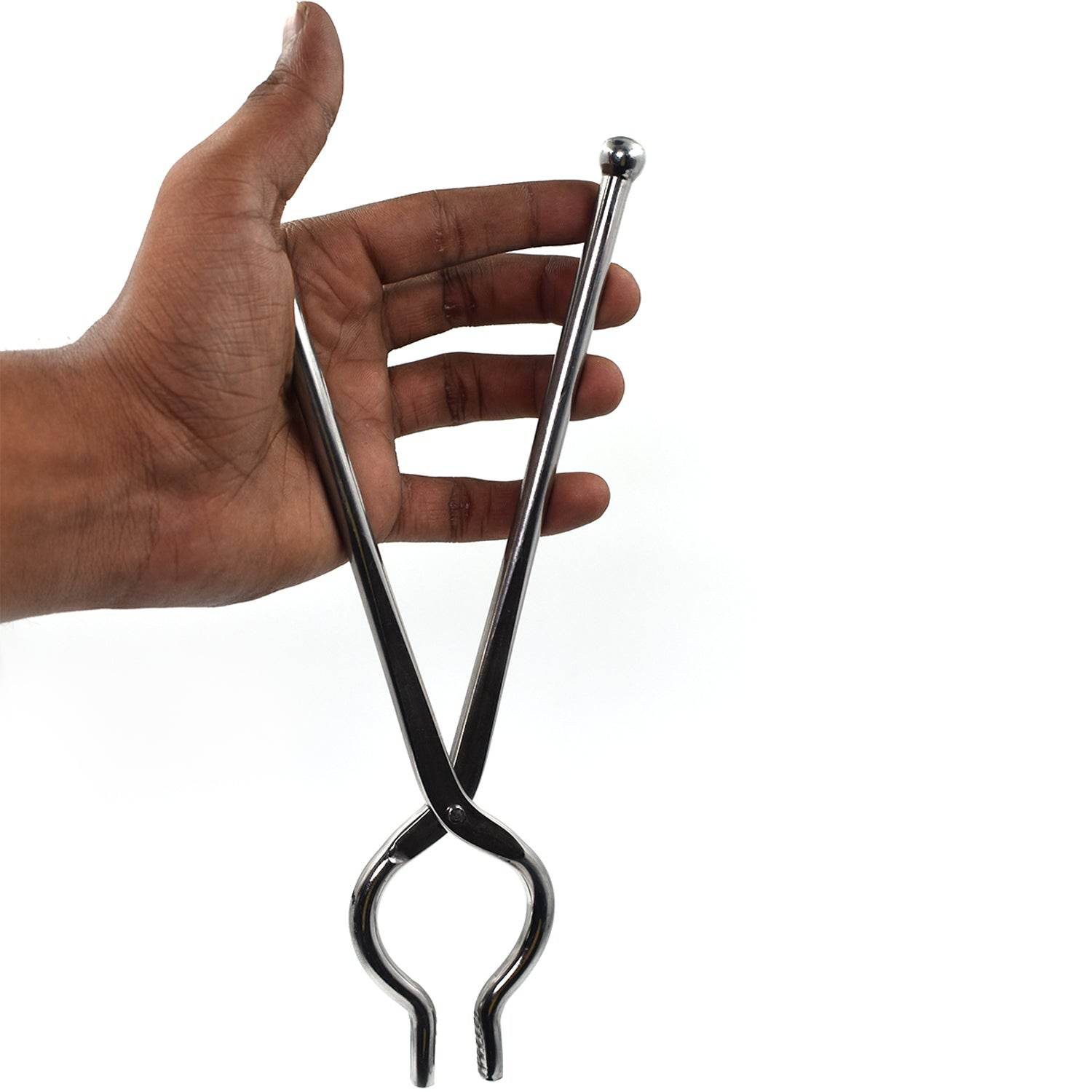 Ganesh Premium Quality Unbreakable Stainless Steel Goti Sandsi / Sansi / Pakkad / Pincer / Chimta / Tongs / Utensil Holder Smart Kitchen Tool - 8mm - infinityexculsivestore.com