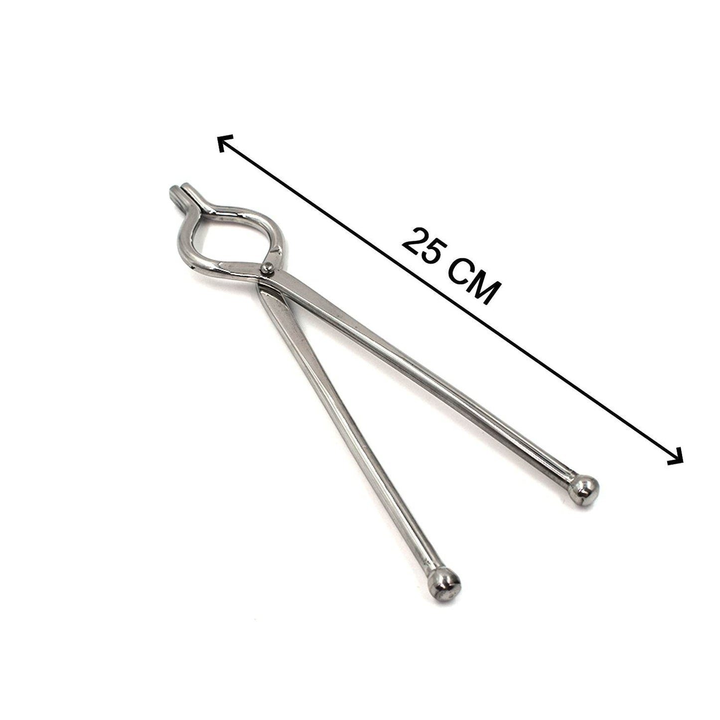 Ganesh Premium Quality Unbreakable Stainless Steel Goti Sandsi / Sansi / Pakkad / Pincer / Chimta / Tongs / Utensil Holder Smart Kitchen Tool - 8mm - infinityexculsivestore.com