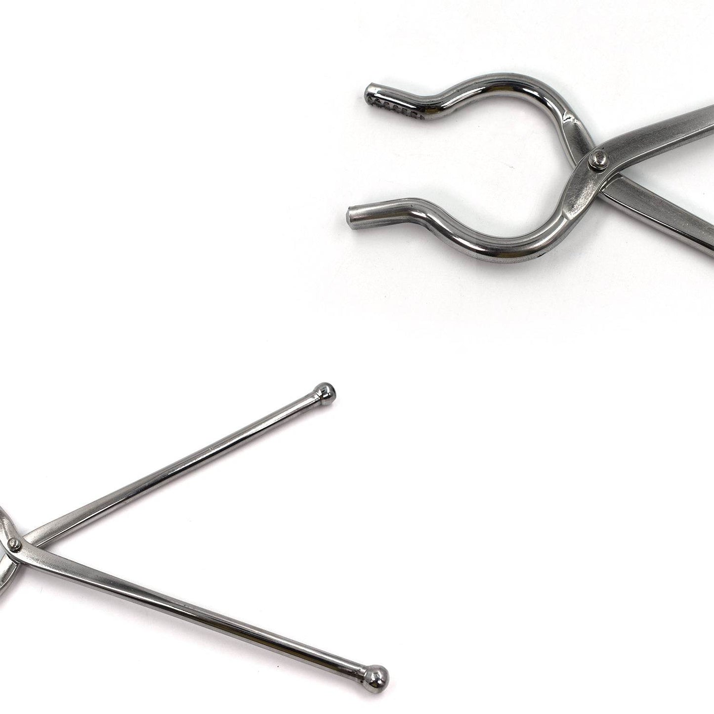 Ganesh Premium Quality Unbreakable Stainless Steel Goti Sandsi / Sansi / Pakkad / Pincer / Chimta / Tongs / Utensil Holder Smart Kitchen Tool - 8mm - infinityexculsivestore.com