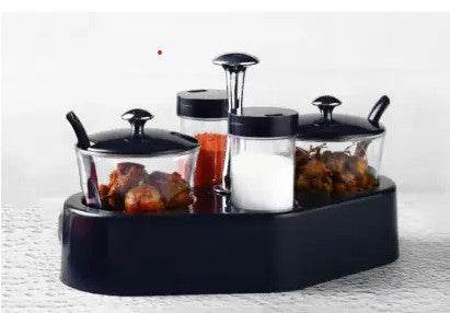 Ganesh rendy Condiment set For Kitchen Transparent jar For Easy To Access Spice 1 Piece Spice Set (Plastic) - infinityexculsivestore.com