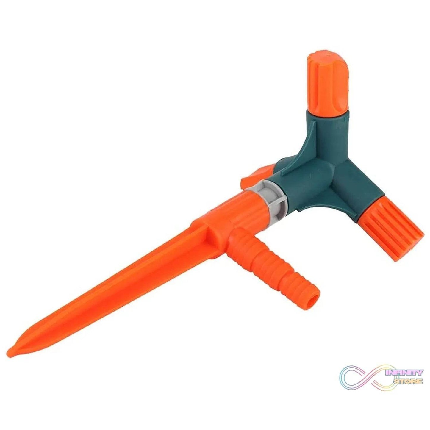 Garden Sprinkler 360° Rotating Adjustable Round 4 Arm Lawn Water Sprinkler for Watering Garden Plants / Pipe Hose Irrigation Yard Water Sprayer - infinityexculsivestore.com