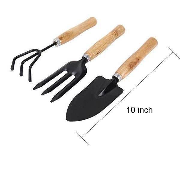 Gardening Tools - Hand Cultivator, Small Trowel, Garden Fork (Set of 3) - infinityexculsivestore.com