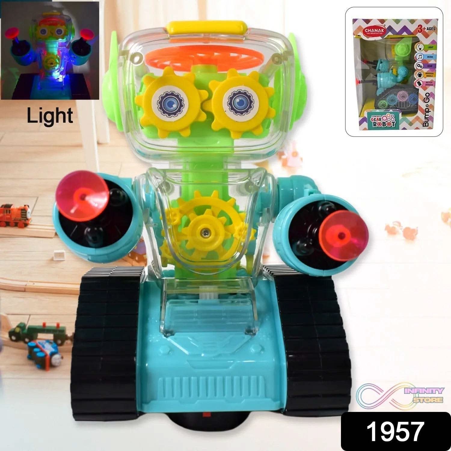Gear Robot Car for Kids (1 Pc) - infinityexculsivestore.com